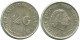 1/4 GULDEN 1965 NIEDERLÄNDISCHE ANTILLEN SILBER Koloniale Münze #NL11386.4.D.A - Netherlands Antilles