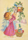 ENGEL WEIHNACHTSFERIEN Feiern & Feste Vintage Ansichtskarte Postkarte CPSM #PAH702.A - Angels
