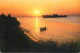 Navigation Sailing Vessels & Boats Themed Postcard Romania Costinesti Sunrise - Segelboote