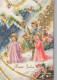 ANGELO Buon Anno Natale Vintage Cartolina CPSM #PAG975.A - Anges