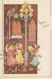 ANGEL CHRISTMAS Holidays Vintage Postcard CPSMPF #PAG743.A - Anges