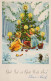 ANGEL CHRISTMAS Holidays Vintage Postcard CPSMPF #PAG728.A - Anges