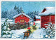 BABBO NATALE Natale Vintage Cartolina CPSM #PAK992.A - Santa Claus