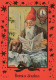 PÈRE NOËL NOËL Fêtes Voeux Vintage Carte Postale CPSM #PAK973.A - Santa Claus