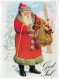 PAPÁ NOEL NAVIDAD Fiesta Vintage Tarjeta Postal CPSM #PAK871.A - Santa Claus