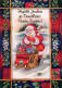 BABBO NATALE Natale Vintage Cartolina CPSM #PAK772.A - Santa Claus