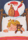 WEIHNACHTSMANN SANTA CLAUS Neujahr Weihnachten GNOME Vintage Ansichtskarte Postkarte CPSM #PBL617.A - Santa Claus