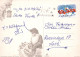 PAPÁ NOEL Feliz Año Navidad GNOMO Vintage Tarjeta Postal CPSM #PBA752.A - Santa Claus