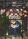 Vierge Marie Madone Bébé JÉSUS VITRAUX Religion Vintage Carte Postale CPSM #PBQ186.A - Vergine Maria E Madonne
