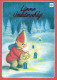 WEIHNACHTSMANN SANTA CLAUS Neujahr Weihnachten GNOME Vintage Ansichtskarte Postkarte CPSM #PBL987.A - Santa Claus