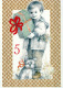 HAPPY BIRTHDAY 5 Year Old BOY CHILDREN Vintage Postal CPSM #PBT801.A - Anniversaire