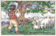 Illustrateur - M.F.K.  - Fischerová-Kvěchová - Radostne Velikonoce - Berger Avec Ses Moutons - Other & Unclassified