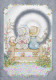 BAMBINO Scena Paesaggio LENTICULAR 3D Vintage Cartolina CPSM #PAZ122.A - Scene & Paesaggi