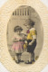 NIÑOS Retrato Vintage Tarjeta Postal CPSMPF #PKG865.A - Portretten