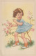 ENFANTS Scènes Paysages Vintage Carte Postale CPSMPF #PKG637.A - Scene & Paesaggi