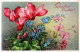 FLOWERS Vintage Ansichtskarte Postkarte CPA #PKE715.A - Flowers