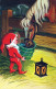 WEIHNACHTSMANN SANTA CLAUS Neujahr Weihnachten GNOME Vintage Ansichtskarte Postkarte CPSMPF #PKD874.A - Santa Claus