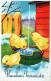 PÂQUES POULET Vintage Carte Postale CPSMPF #PKD328.A - Pascua