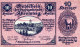 10 HELLER 1921 Stadt ALLENTSTEIG Niedrigeren Österreich Notgeld #PE138 - Lokale Ausgaben
