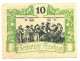 10 Heller 1920 TREUBACH Österreich UNC Notgeld Papiergeld Banknote #P10406 - Lokale Ausgaben