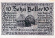 10 HELLER 1920 Stadt ZELL AN DER PRAM Oberösterreich Österreich Notgeld #PE125 - Lokale Ausgaben
