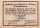 10 HELLER 1920 Stadt ZELL AM SEE Salzburg Österreich Notgeld Banknote #PE101 - Lokale Ausgaben