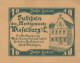 10 HELLER 1920 Stadt WILHELMSBURG Niedrigeren Österreich Notgeld #PD942 - Lokale Ausgaben