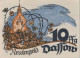 10 PFENNIG 1922 Stadt DASSOW Mecklenburg-Schwerin UNC DEUTSCHLAND Notgeld #PA423 - Lokale Ausgaben