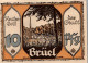 10 PFENNIG 1922 Stadt BRÜEL Mecklenburg-Schwerin UNC DEUTSCHLAND Notgeld #PA299 - Lokale Ausgaben