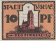 10 PFENNIG 1921 Stadt WISMAR Mecklenburg-Schwerin UNC DEUTSCHLAND Notgeld #PI873 - Lokale Ausgaben