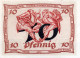 10 PFENNIG 1921 Stadt ARNSTADT Thuringia UNC DEUTSCHLAND Notgeld Banknote #PA075 - [11] Local Banknote Issues