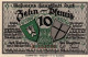 10 PFENNIG 1920 Stadt LYCK East PRUSSLAND UNC DEUTSCHLAND Notgeld Banknote #PC697 - [11] Local Banknote Issues