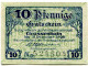 10 PFENNIG 1920 Stadt GROSSENHAIN Saxony DEUTSCHLAND Notgeld Papiergeld Banknote #PL675 - [11] Local Banknote Issues