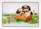 HUND Tier Vintage Ansichtskarte Postkarte CPSM #PAN552.DE - Dogs