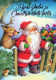 WEIHNACHTSMANN SANTA CLAUS TIERE WEIHNACHTSFERIEN Vintage Postkarte CPSM #PAK573.DE - Santa Claus