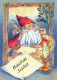 WEIHNACHTSMANN SANTA CLAUS WEIHNACHTSFERIEN Vintage Postkarte CPSM #PAJ941.DE - Santa Claus
