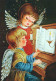 ENGEL WEIHNACHTSFERIEN Feiern & Feste Vintage Ansichtskarte Postkarte CPSM #PAH946.DE - Anges