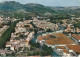 OP 19-(11) QUILLAN - VUE GENERALE AERIENNE - L' AUDE ET L' USINE " FORMICA " - CARTE COULEURS - 2 SCANS - Other & Unclassified