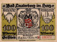 100 PFENNIG 1921 Stadt BAD LAUTERBERG Hanover UNC DEUTSCHLAND Notgeld #PC056 - Lokale Ausgaben