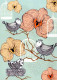 PÁJARO Animales Vintage Tarjeta Postal CPSM #PAN357.ES - Birds