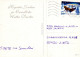 PAPÁ NOEL Animales NAVIDAD Fiesta Vintage Tarjeta Postal CPSM #PAK769.ES - Santa Claus