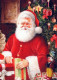 PAPÁ NOEL NAVIDAD Fiesta Vintage Tarjeta Postal CPSMPF #PAJ391.ES - Santa Claus