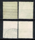 DR 1938  Mi. 665/68 (o)  Yv. 608/11 (o) (2 Scans) - Used Stamps