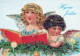 ÁNGEL NAVIDAD Vintage Tarjeta Postal CPSM #PAH062.ES - Anges