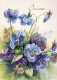 FLOWERS Vintage Ansichtskarte Postkarte CPSM #PBZ804.DE - Flowers
