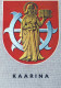 HOLY CARINA FINNLAND KAARINA COAT OF ARMS HOLY CARINA Vintage Ansichtskarte Postkarte CPSM #PBQ250.DE - Santos