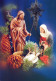 Jungfrau Maria Madonna Jesuskind Weihnachten Religion Vintage Ansichtskarte Postkarte CPSM #PBP997.DE - Vergine Maria E Madonne