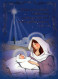 Jungfrau Maria Madonna Jesuskind Weihnachten Religion Vintage Ansichtskarte Postkarte CPSM #PBP738.DE - Vergine Maria E Madonne
