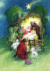 Jungfrau Maria Madonna Jesuskind Weihnachten Religion Vintage Ansichtskarte Postkarte CPSM #PBB834.DE - Vierge Marie & Madones