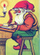 WEIHNACHTSMANN SANTA CLAUS Neujahr Weihnachten Vintage Ansichtskarte Postkarte CPSM #PBL242.DE - Santa Claus